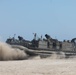 1st LAR Bn. offloads from LCACs during reconnaissance field exercise