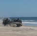 1st LAR Bn. offloads from LCACs during reconnaissance field exercise