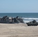 1st LAR Bn. offloads from LCACs during reconnaissance field exercise