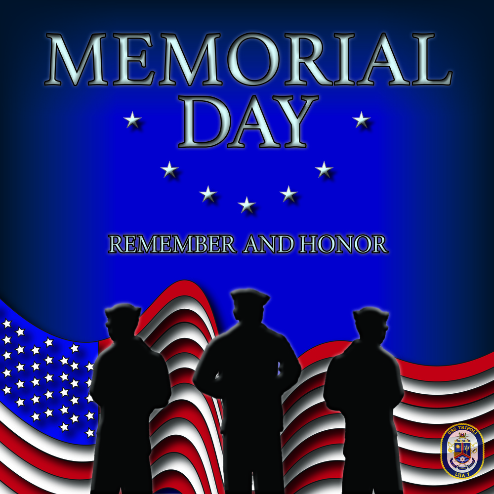 USS Tripoli Memorial Day Graphic