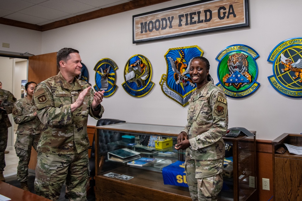 Fifteenth Air Force Leaders Visit Moody Air Force Base