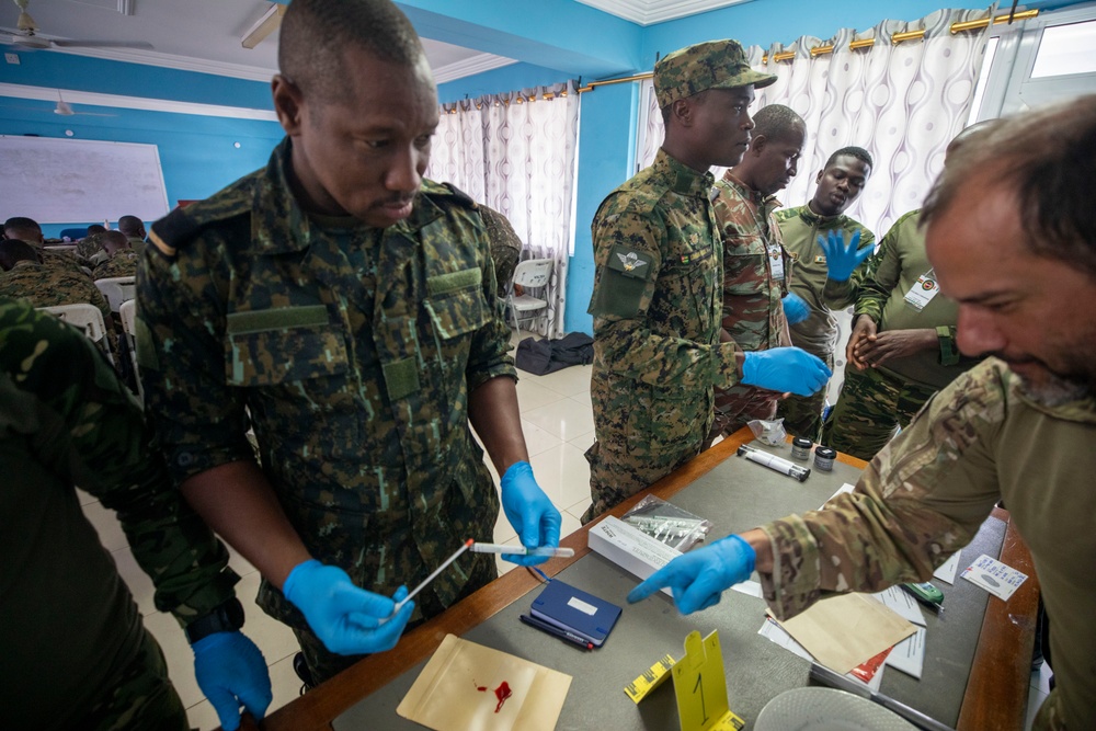 10 African Nations Conduct Medical and Close Quarters Combat Training During Obangame Express 2024