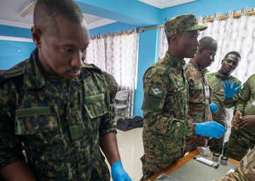 10 African Nations Conduct Medical and Close Quarters Combat Training During Obangame Express 2024