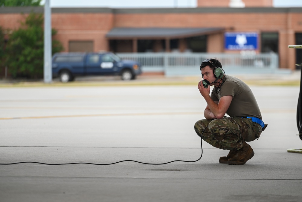 169th Fighter Wing F-16s takeoff for Sentry Savannah 2024