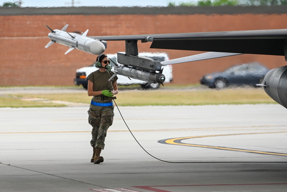 169th Fighter Wing F-16s takeoff for Sentry Savannah 2024