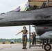 169th Fighter Wing F-16s takeoff for Sentry Savannah 2024