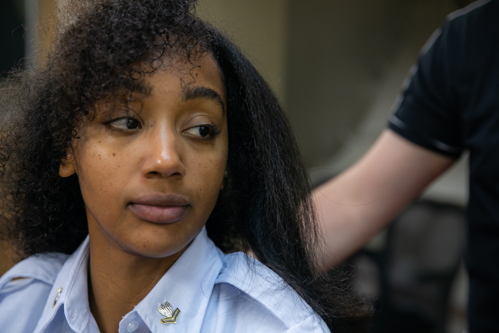 U.S. Maritime Service Members Receive Makeover