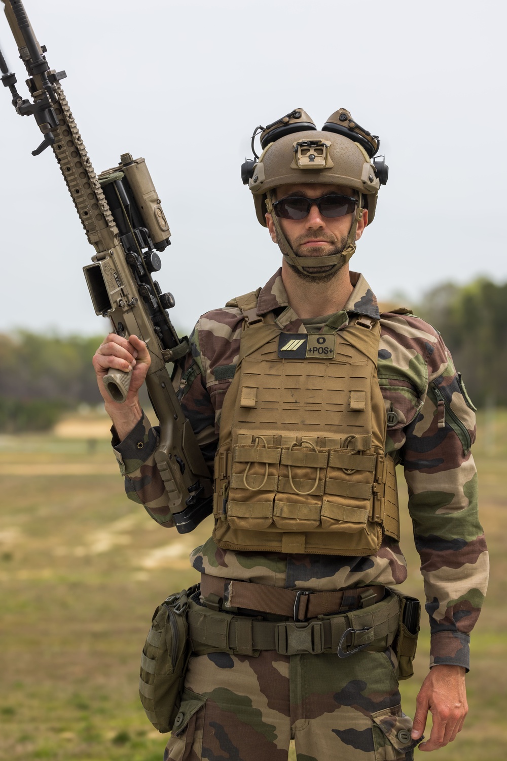 First French service member to attend Marine Corps Security Forces Regiment Designated Marksman Course