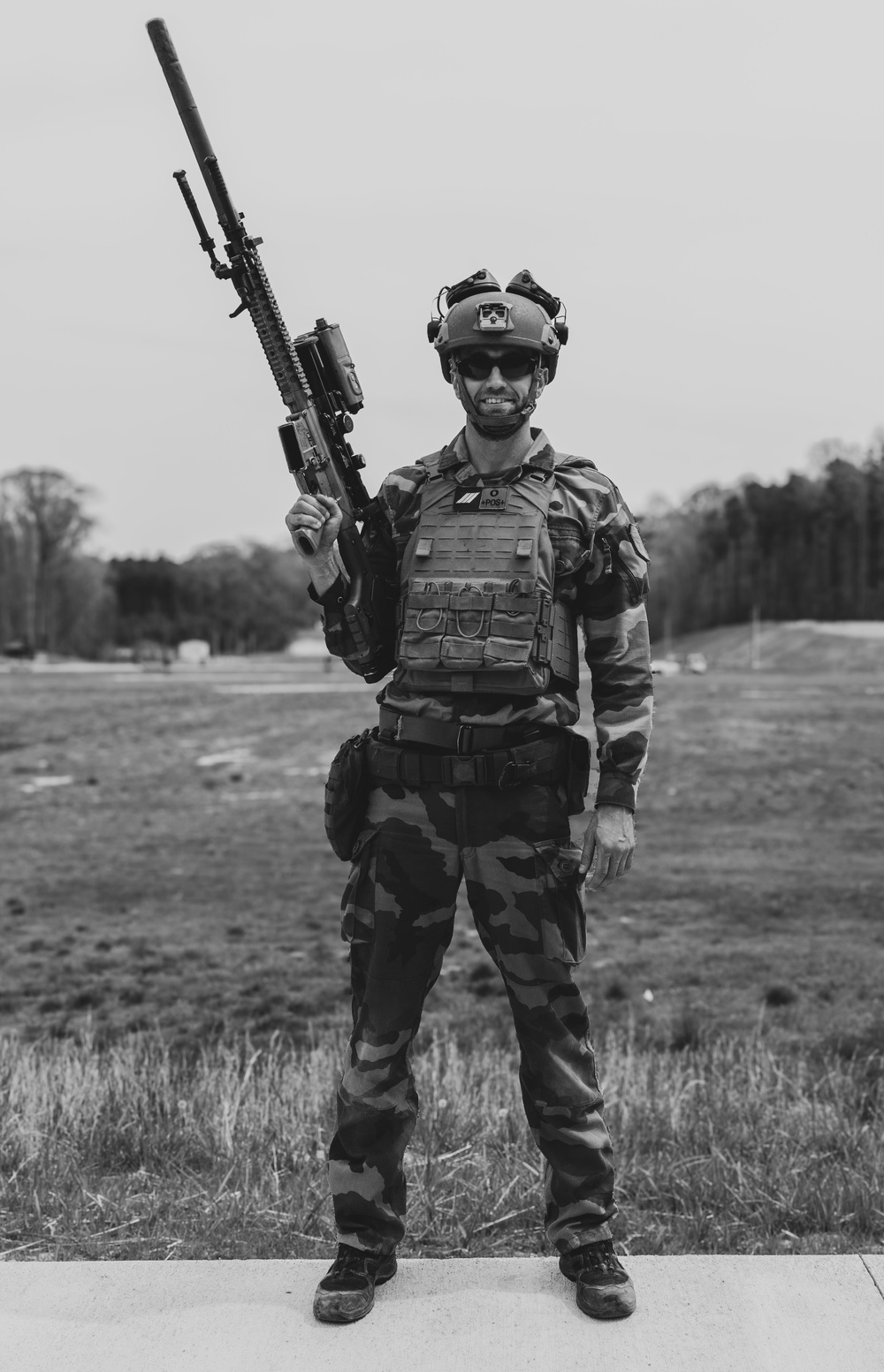 First French service member to attend Marine Corps Security Forces Regiment Designated Marksman Course