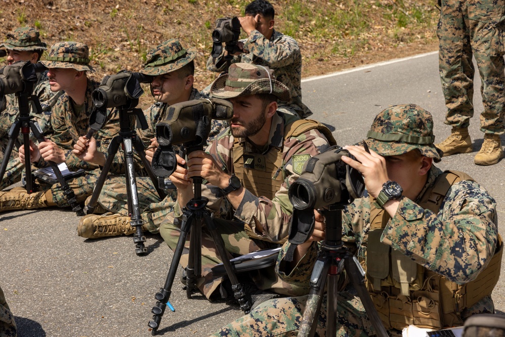 First French service member to attend Marine Corps Security Forces Regiment Designated Marksman Course