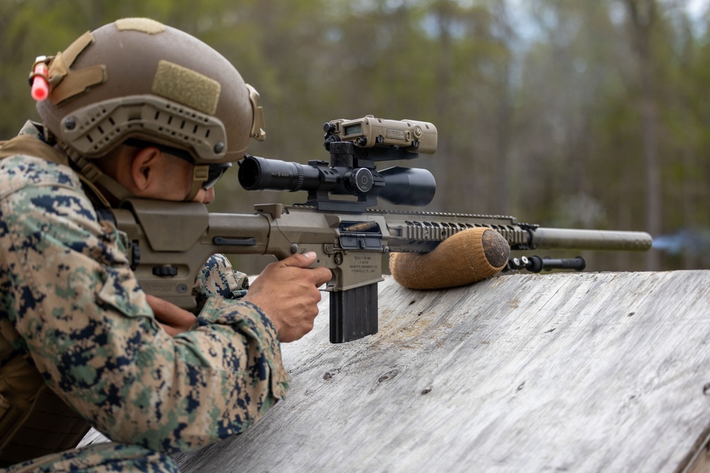 First French service member to attend Marine Corps Security Forces Regiment Designated Marksman Course