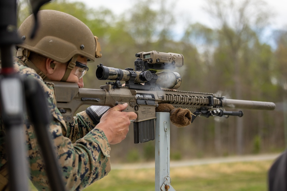 First French service member to attend Marine Corps Security Forces Regiment Designated Marksman Course