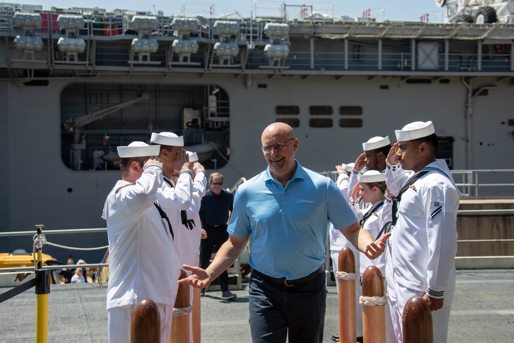 USO Tour of USS Gerald R. Ford