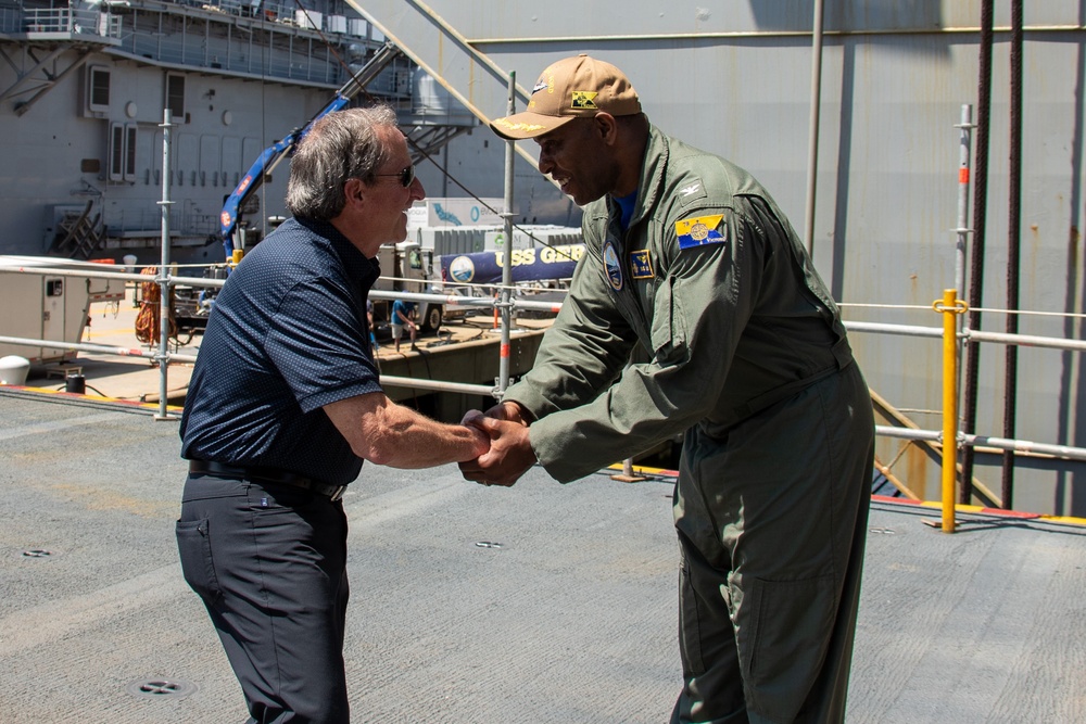 USO Tour of USS Gerald R. Ford
