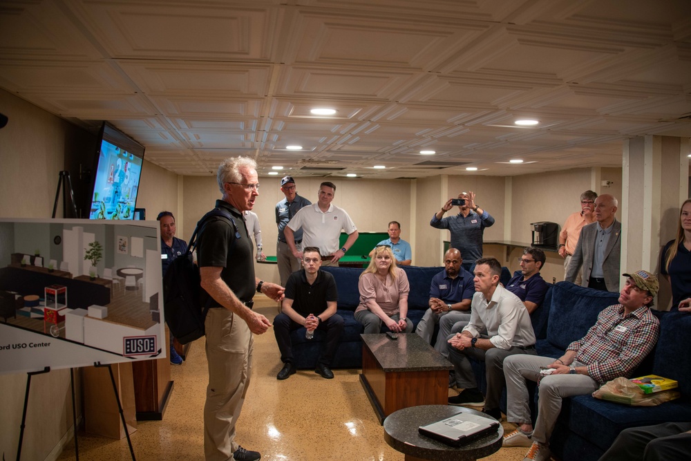 USO Tour of USS Gerald R. Ford