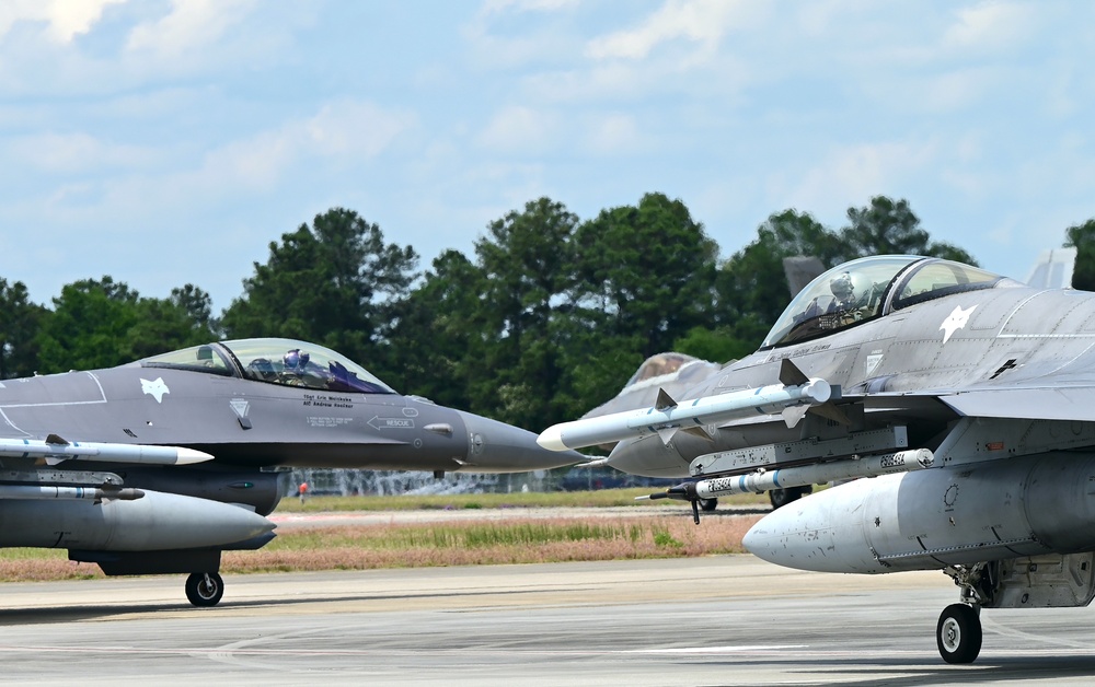 169th Fighter Wing and 1st Fighter Wing participate in Sentry Savannah