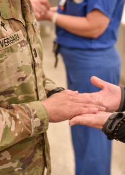 "Blessing of the Hands" Ceremony Honors Nurses at Womack Army Medical Center