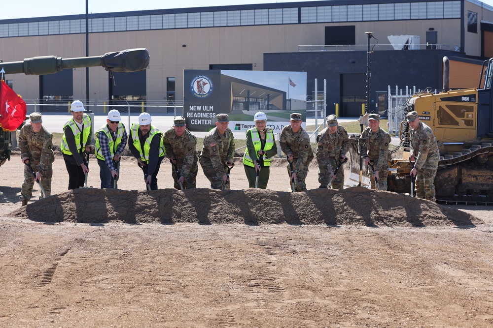 New Ulm community breaks ground for new Minnesota National Guard Armory