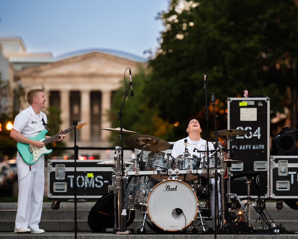 Navy Band Cruisers at Navy Memorial