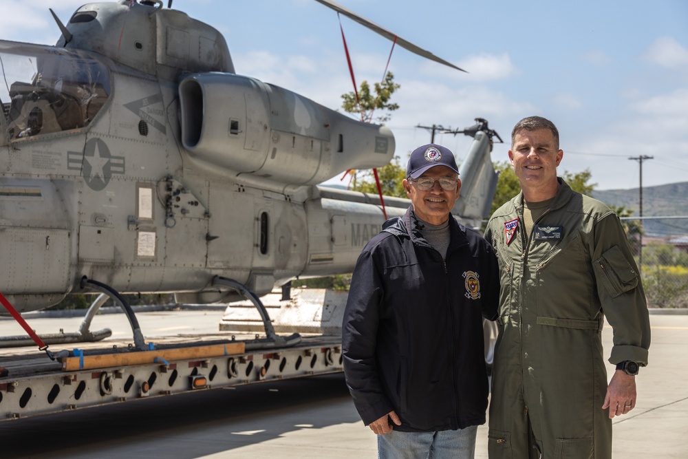 AH-1W Super Cobra transported to local aviation museum