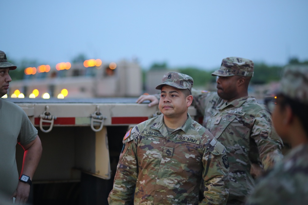 Convoy Brief at Ohio Air National Guard