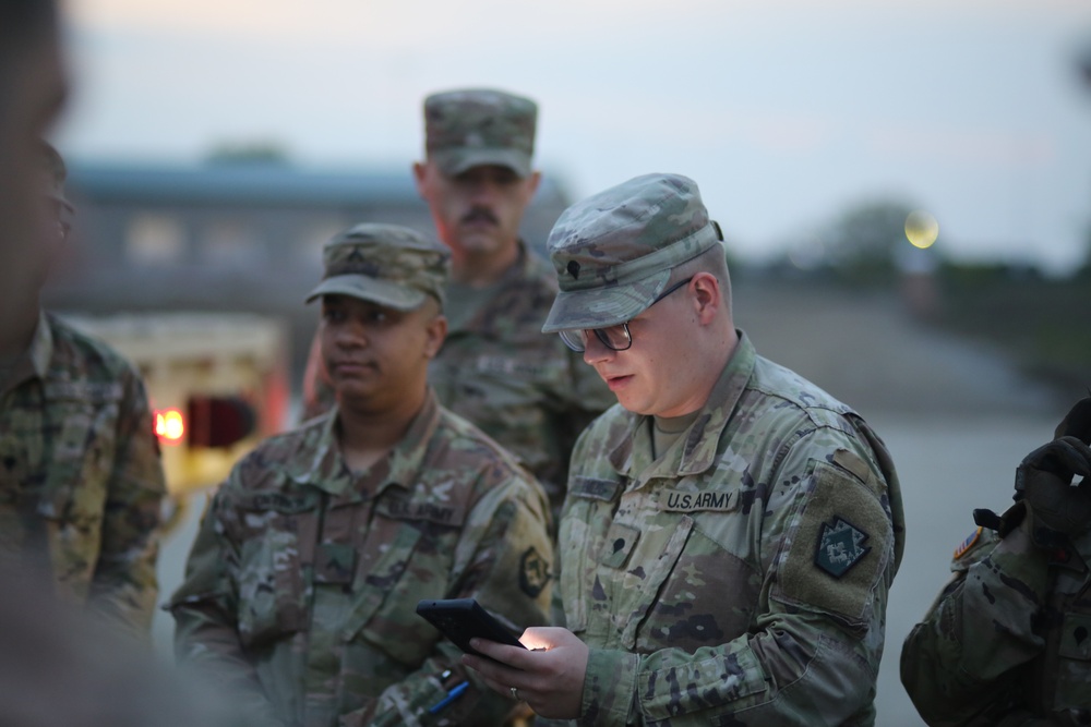 Convoy Brief at Ohio Air National Guard