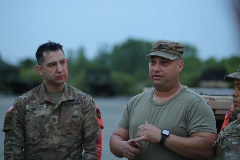 Convoy Brief at Ohio Air National Guard