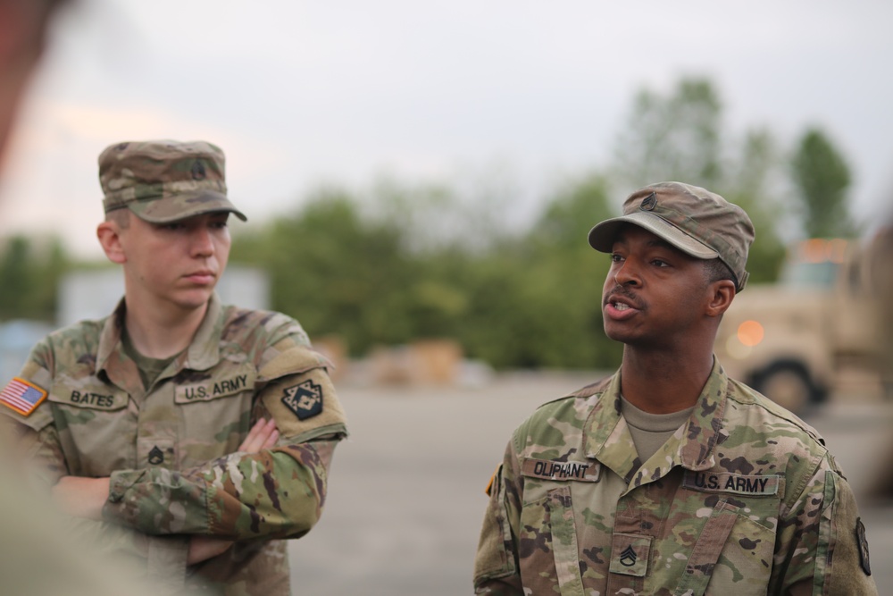 Convoy Brief at Ohio Air National Guard