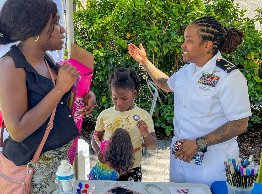 Nicklaus Children’s Hospital Community Outreach Event for Fleet Week Miami 2024