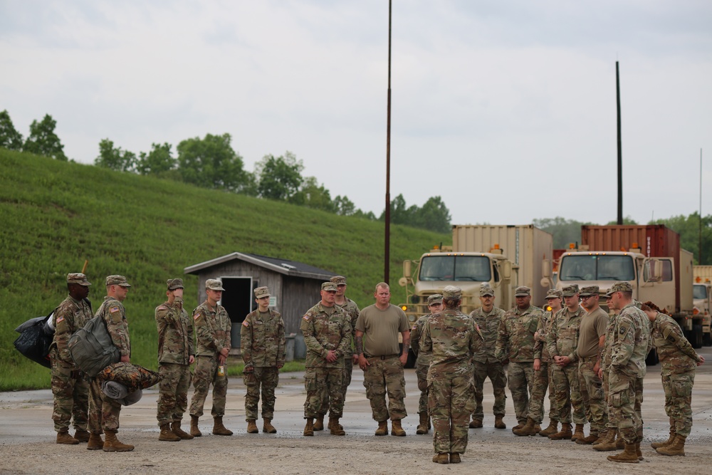 Convoy Brief at Crane Army Ammunition Activity