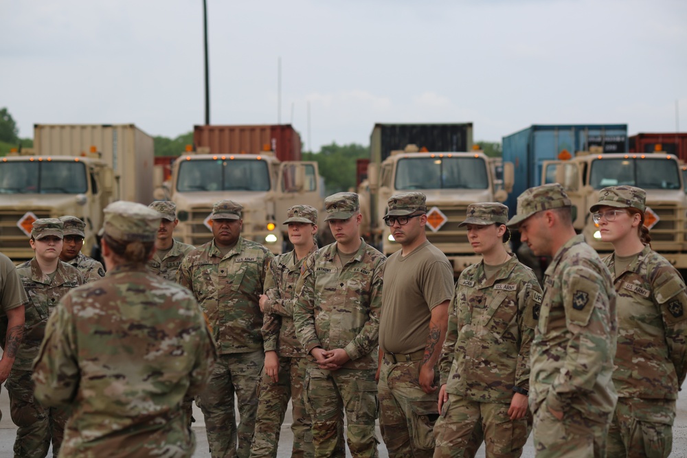 Convoy Brief at Crane Army Ammunition Activity