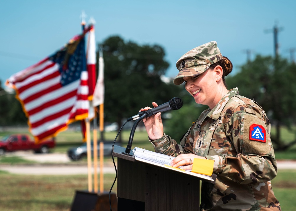 Army North Operations Company Change of Responsibility
