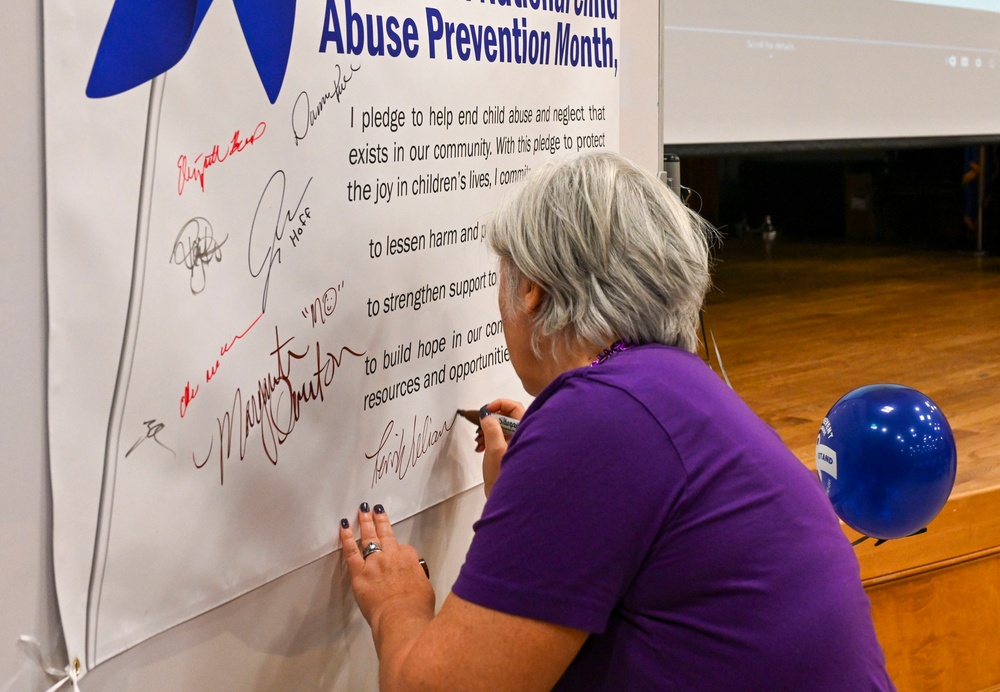 Stand up for children: LRAFB hosts fair to recognize Child Abuse Prevention Month