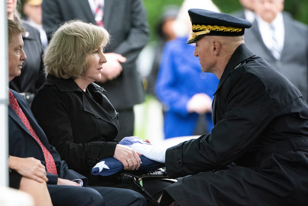 Military Funeral Honors with Funeral Escort were Conducted for Former U.S. Army Chief of Staff Gen. Gordon Sullivan