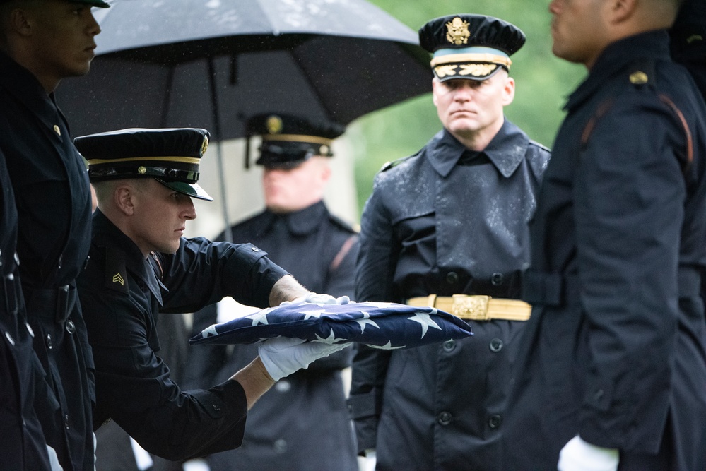 Military Funeral Honors with Funeral Escort were Conducted for Former U.S. Army Chief of Staff Gen. Gordon Sullivan