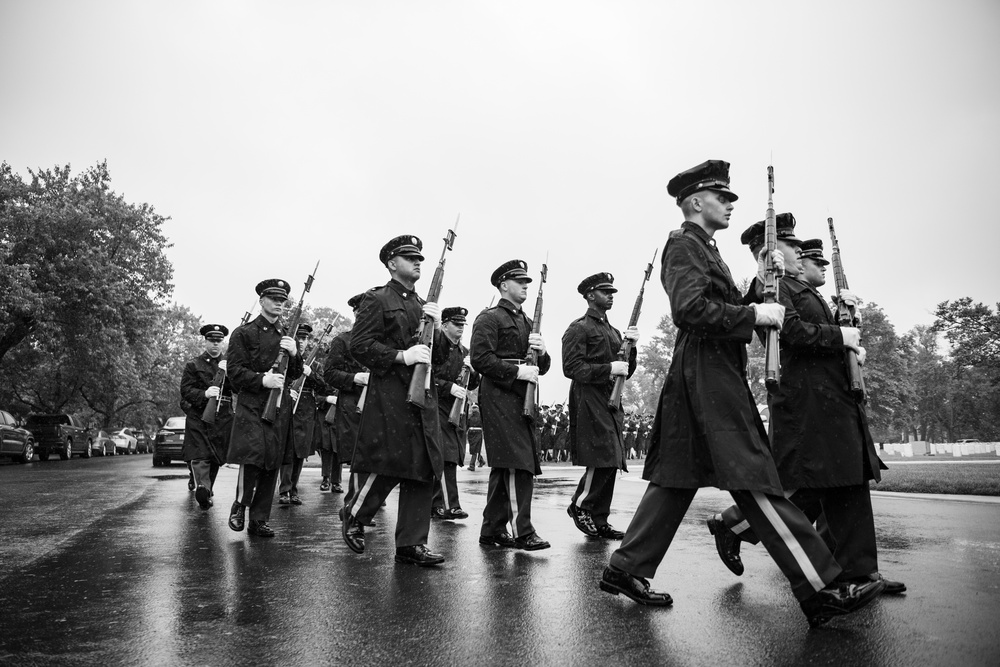 Military Funeral Honors with Funeral Escort were Conducted for Former U.S. Army Chief of Staff Gen. Gordon Sullivan