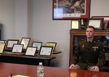 Maryland Army National Guardman Participates in Appearance Board during Region 2 Best Warrior Competition