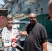 Muhammad Ali Jr. and Dr. Khalilah Camacho-Ali visit during Fleet Week Miami 2024