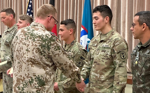 MAHC Soldier earns coveted German Armed Forces Proficiency Badge