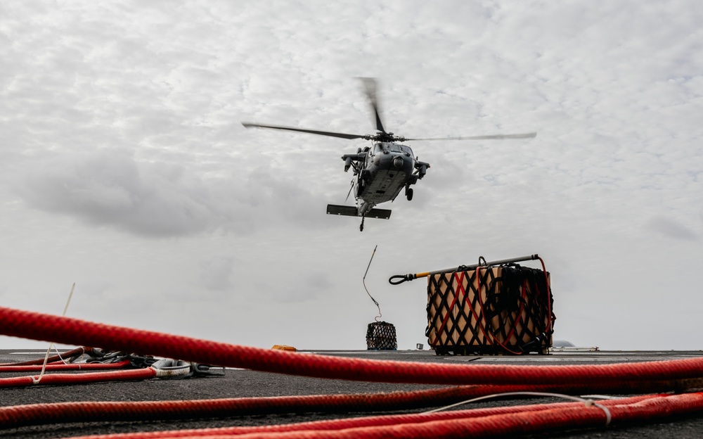 George Washington Conducts a Vertical Replenishment