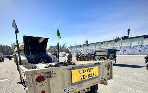Tactical Vehicles are Prepped for Convoy