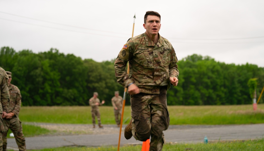 West Virginia Army National Guard Soldier complete Valor Run during 2024 Region II Best Warrior Competition