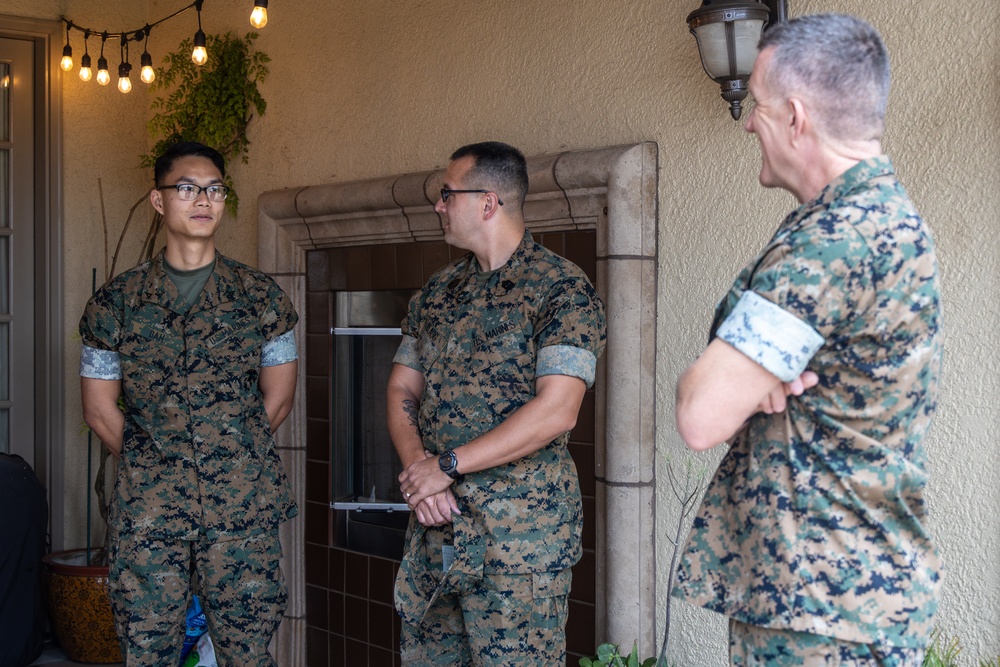 MCI-West Commanding General recognizes Marines of the Quarter