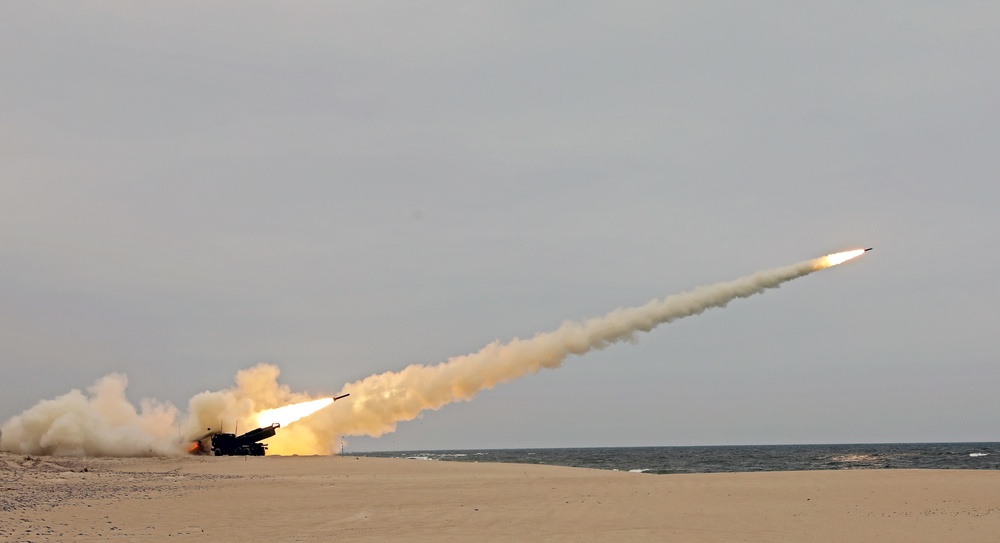 HIMARS Launch in Ustka, Poland