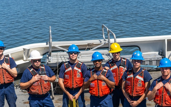Coast Guard Cutter Alert departs Astoria, Oregon