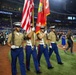 Marines and Sailors attend Marlins baseball game during Fleet Week Miami