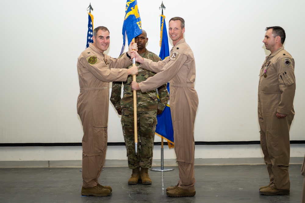 379th EOSS change of command ceremony