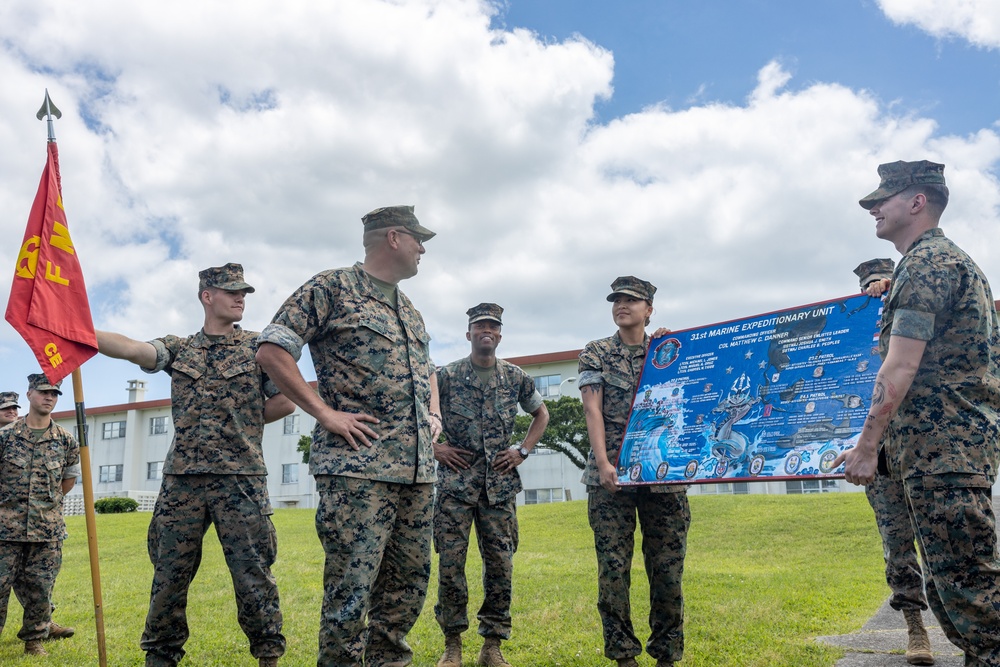 31st MEU Commanding Officer holds final formation