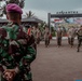 Members of Indonesian Korps Marinir, 1st Recon Bn. Marines participate in opening ceremony for reconnaissance exchange