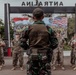 Members of Indonesian Korps Marinir, 1st Recon Bn. Marines participate in opening ceremony for reconnaissance exchange